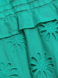 Henrietta Eyelet Cotton Maxi Dress