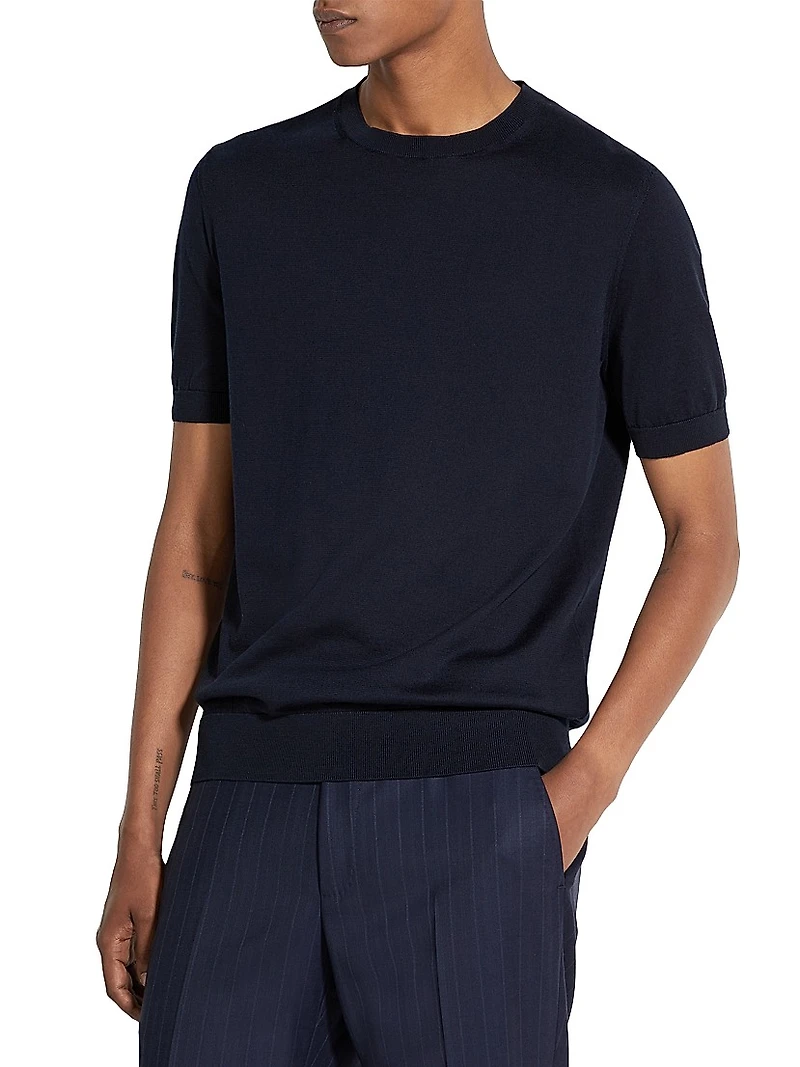 Cotton Crewneck T-Shirt