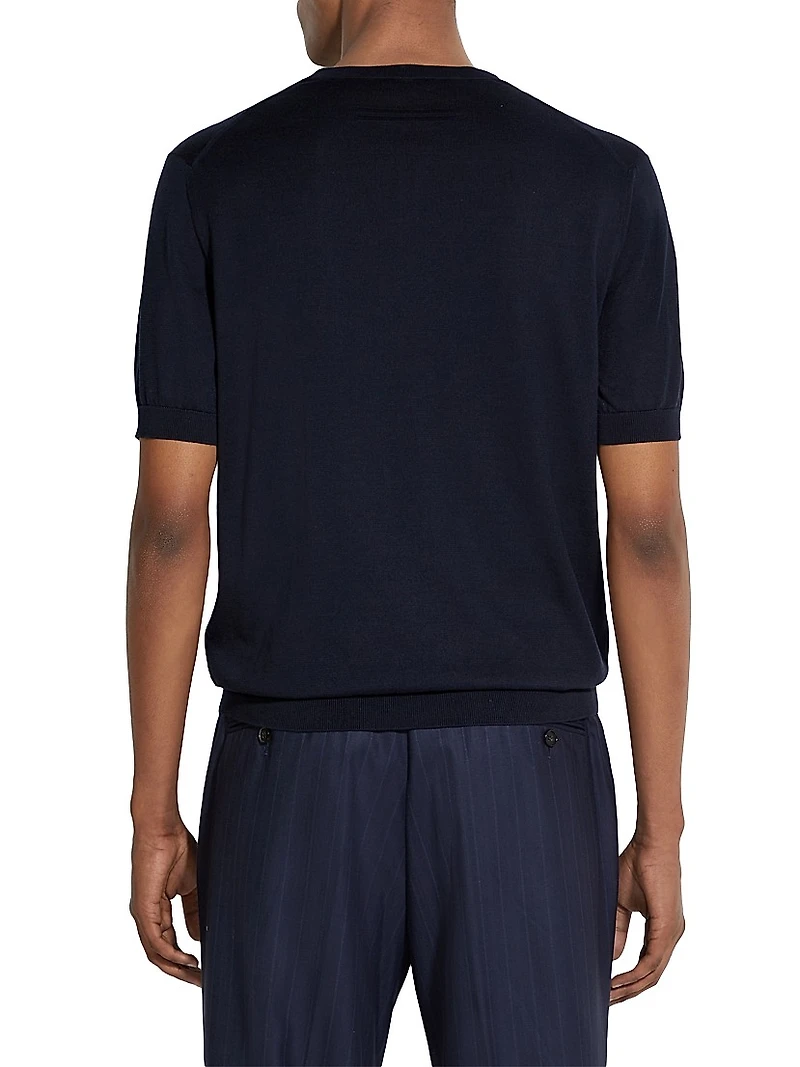 Cotton Crewneck T-Shirt