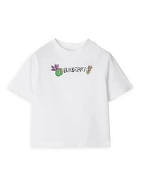 Baby Girl's & Little Girl's Logo-Print Cotton T-Shirt