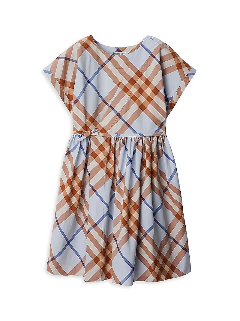 Little Girl's & Check Dress