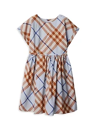 Little Girl's & Check Dress