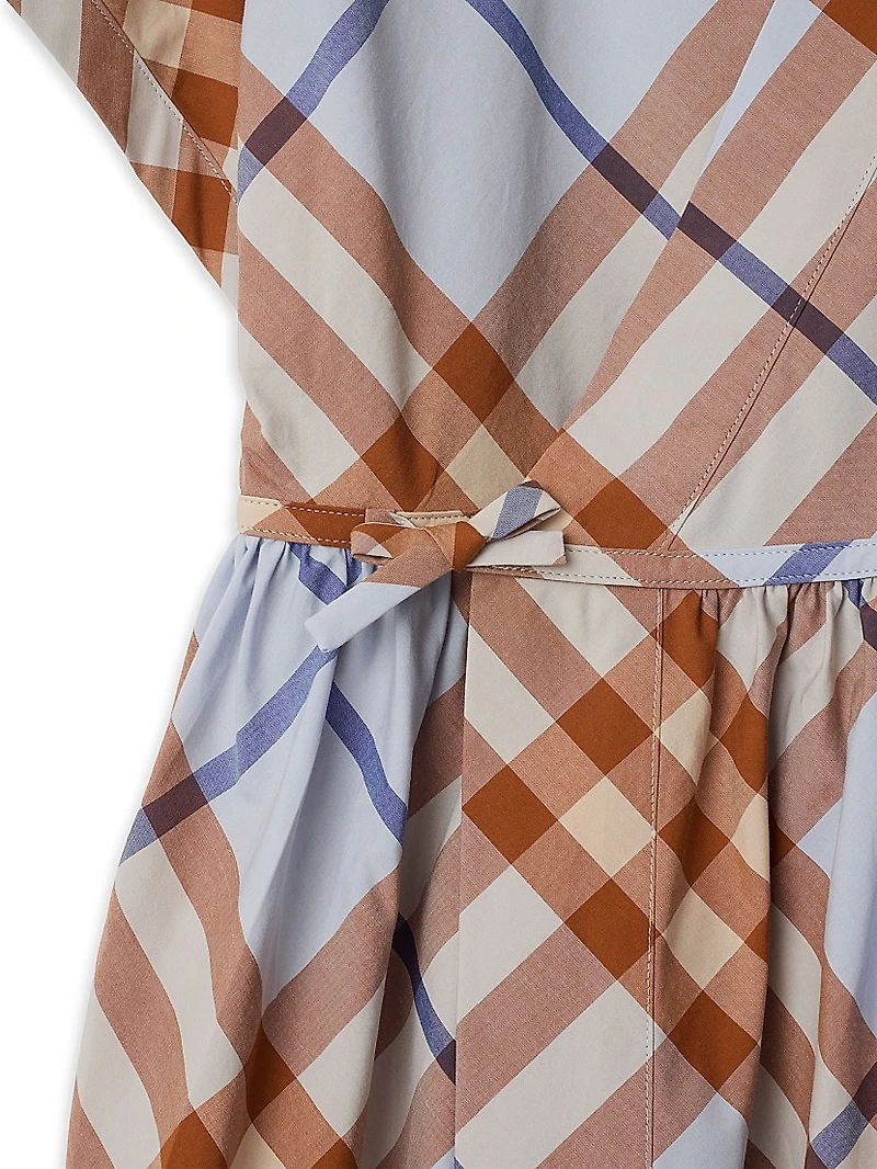 Little Girl's & Check Dress