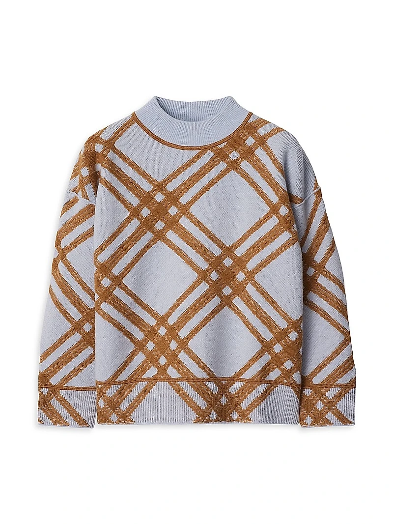Little Boy's & Check Sweater