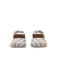 Baby Girl's Taylor Check Cotton Mary Jane Flats