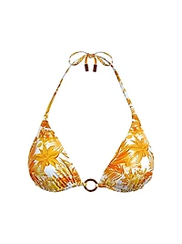 Tahiti Floral Triangle Bikini Top