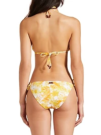 Tahiti Floral Triangle Bikini Top
