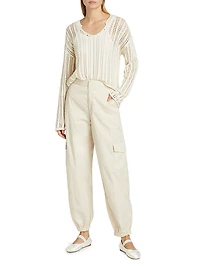 Cotton Relaxed-Fit Cargo Pants