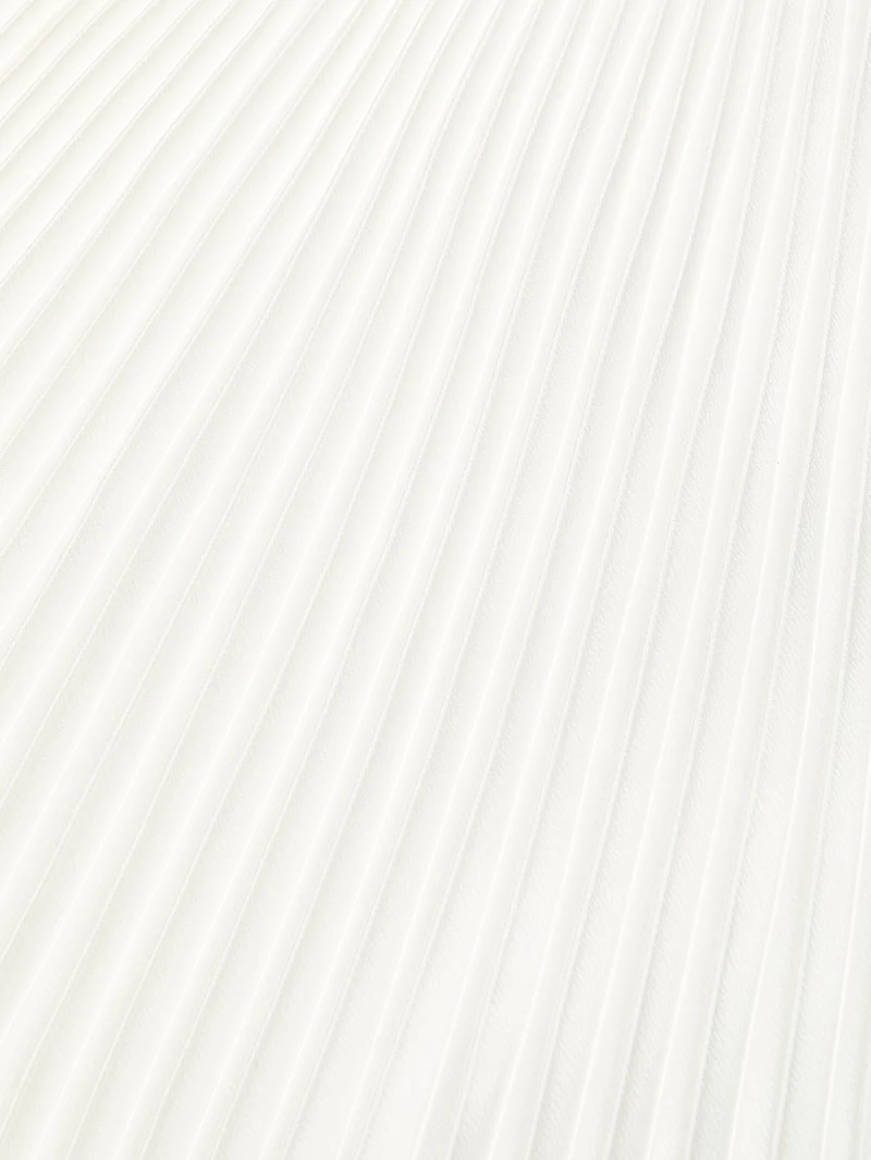 One-Shoulder Pleated Minidress