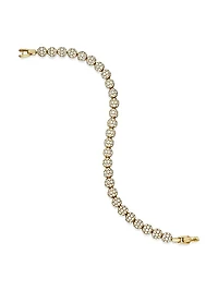 Spiritual Beads Bracelet in 18K Yellow Gold and Pavé Diamonds, 6mm