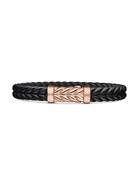 Chevron Bracelet Black Rubber