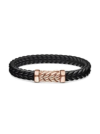 Chevron Bracelet Black Rubber
