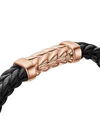 Chevron Bracelet Black Rubber