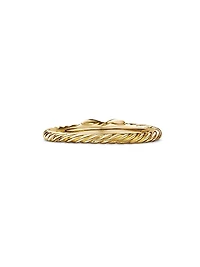 Petite X Ring 18K Yellow Gold
