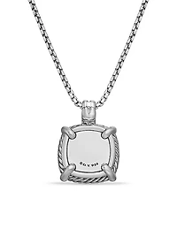 Chatelaine Pavé Bezel Pendant Necklace