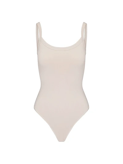Cotton Jersey Scoop Neck Bodysuit
