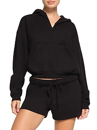 Cotton Fleece Classic Zip Up Hoodie