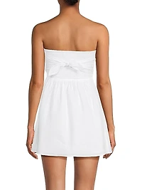 Under The Sun Linen Minidress