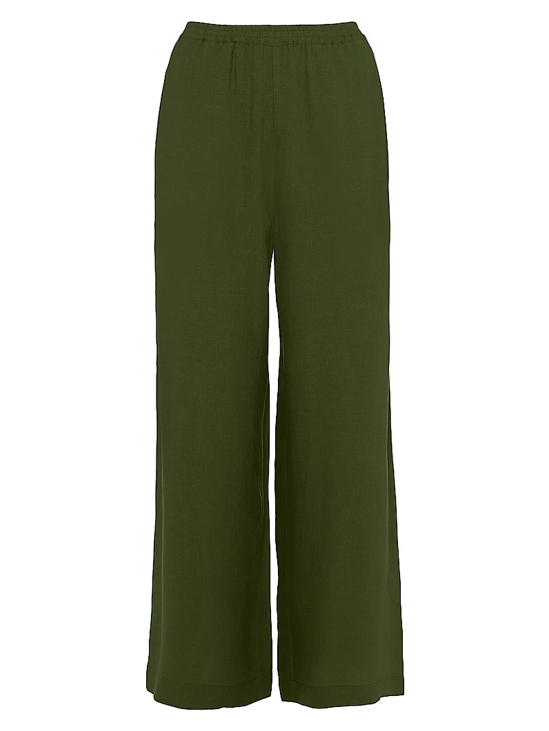 Select Linen Wide-Leg Pants