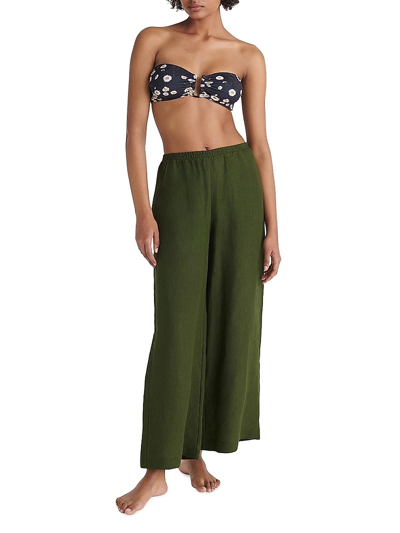 Select Linen Wide-Leg Pants