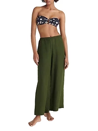 Select Linen Wide-Leg Pants