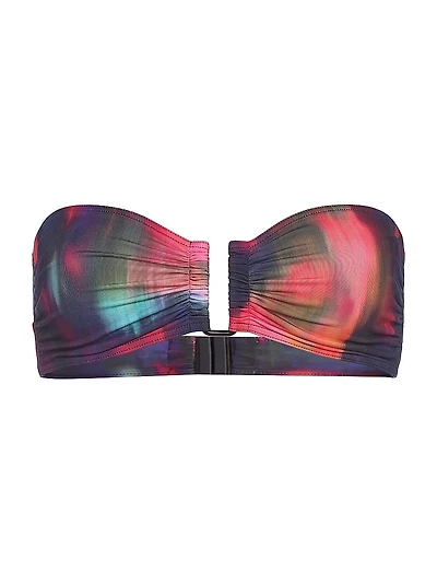 Méridien Abstract Bandeau Bikini Top