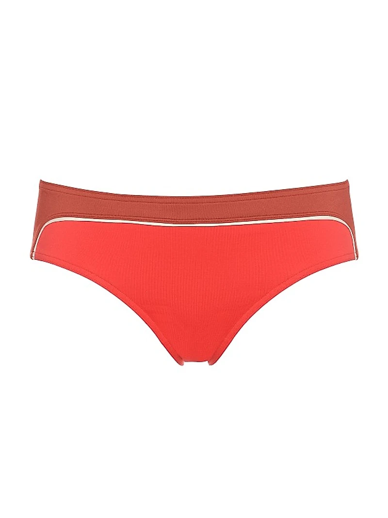 Match Colorblocked Bikini Bottoms