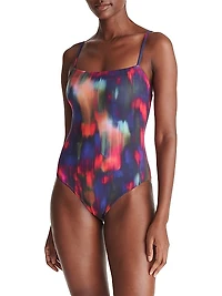 Comète Abstract One-Piece Swimsuit
