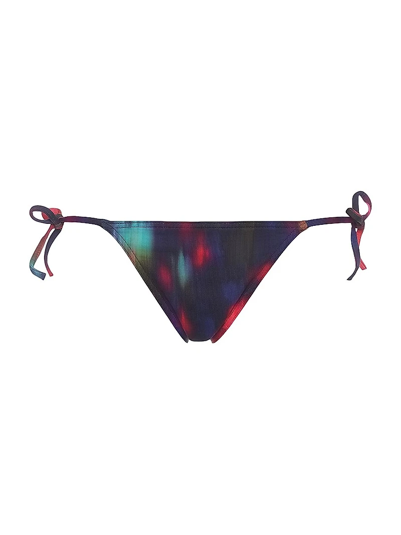Étoile Abstract Side-Tie Bikini Bottom