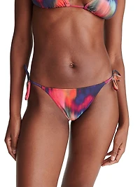 Étoile Abstract Side-Tie Bikini Bottom