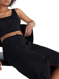 Copacabana Knit Midi-Skirt