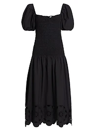 Viviana Smocked Midi-Dress