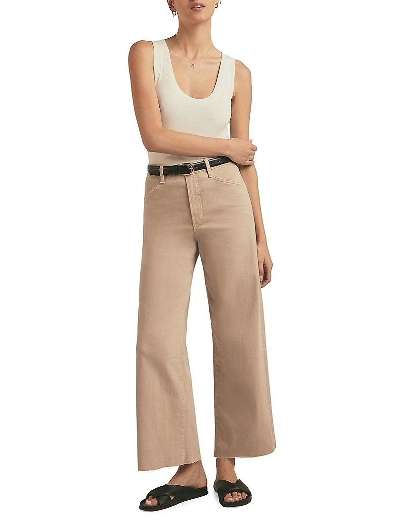 The Mischa Wide-Leg Ankle Jeans