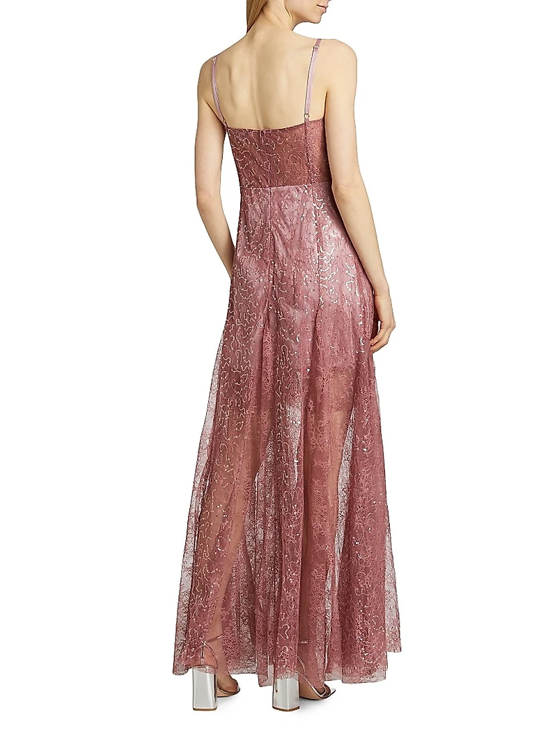 Astro Embellished Slip Gown