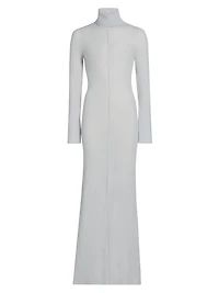 Mohair-Blend Turtleneck Dress