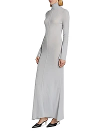 Mohair-Blend Turtleneck Dress