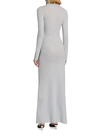 Mohair-Blend Turtleneck Dress