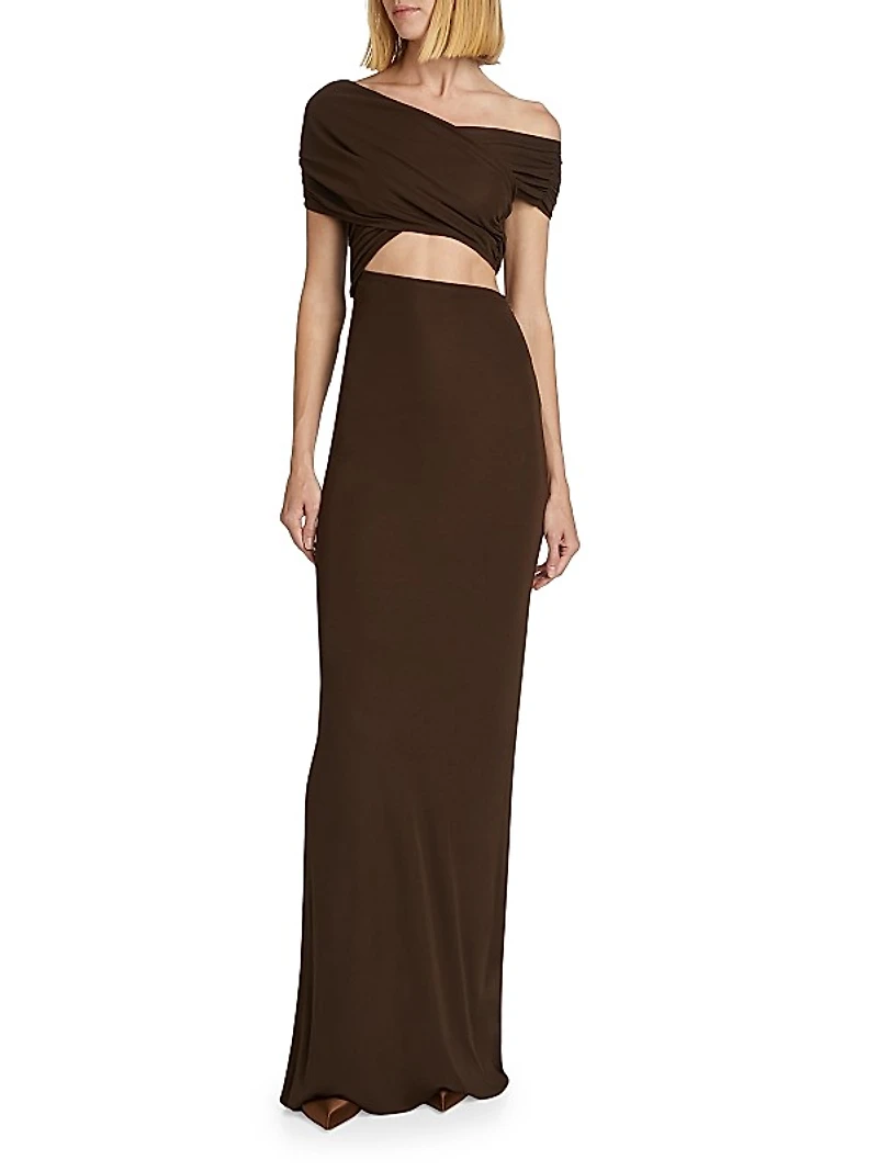 X Jersey Maxi Dress