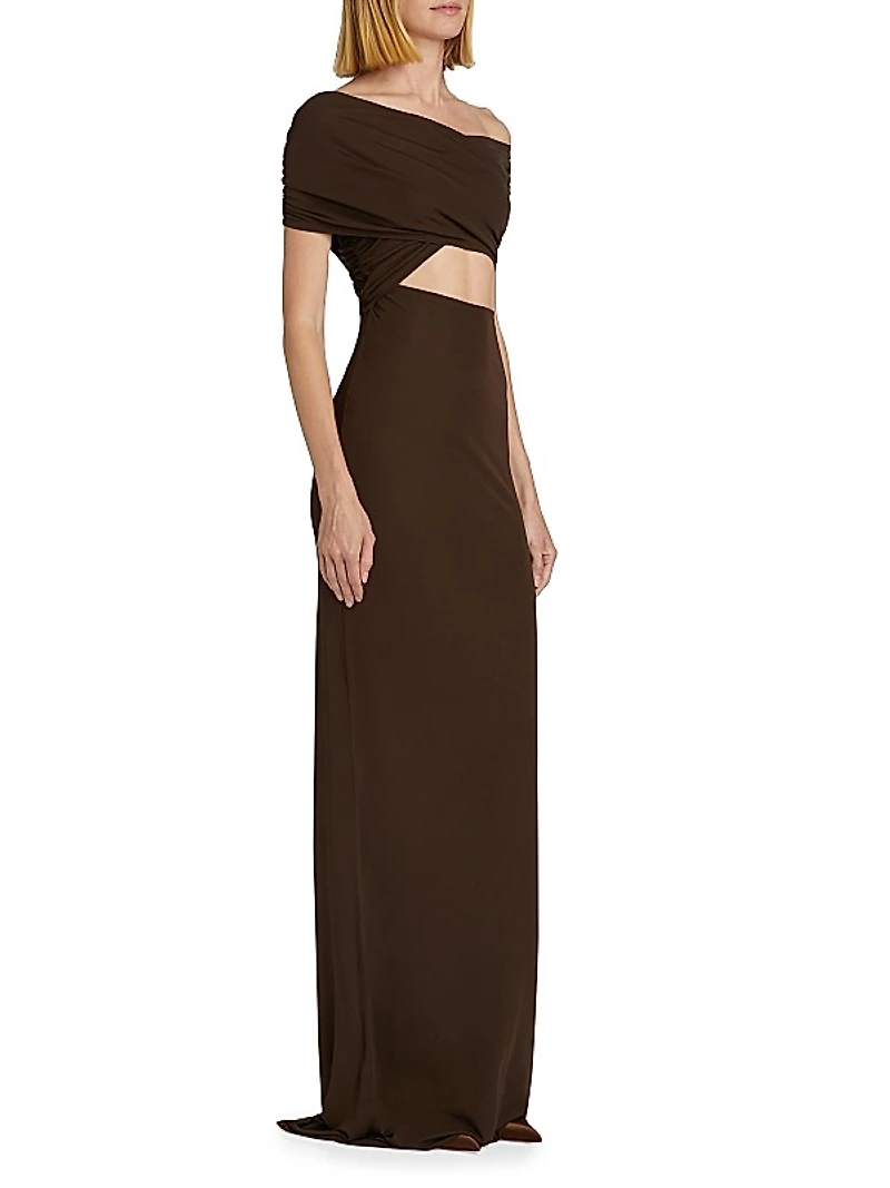 X Jersey Maxi Dress