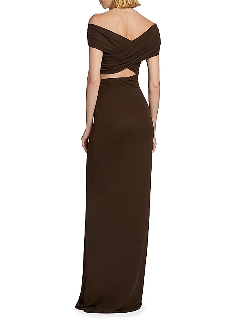 X Jersey Maxi Dress