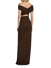 X Jersey Maxi Dress