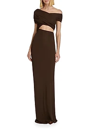 X Jersey Maxi Dress