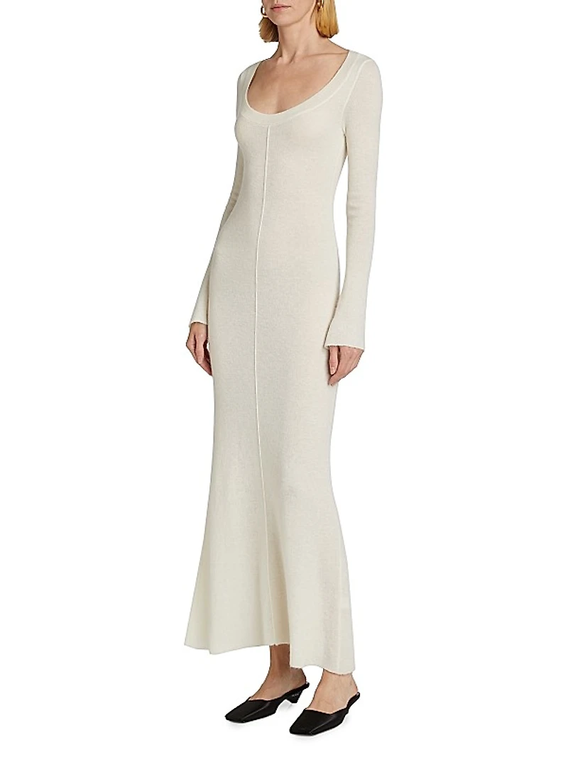 Balerina Mohair-Blend Maxi Dress