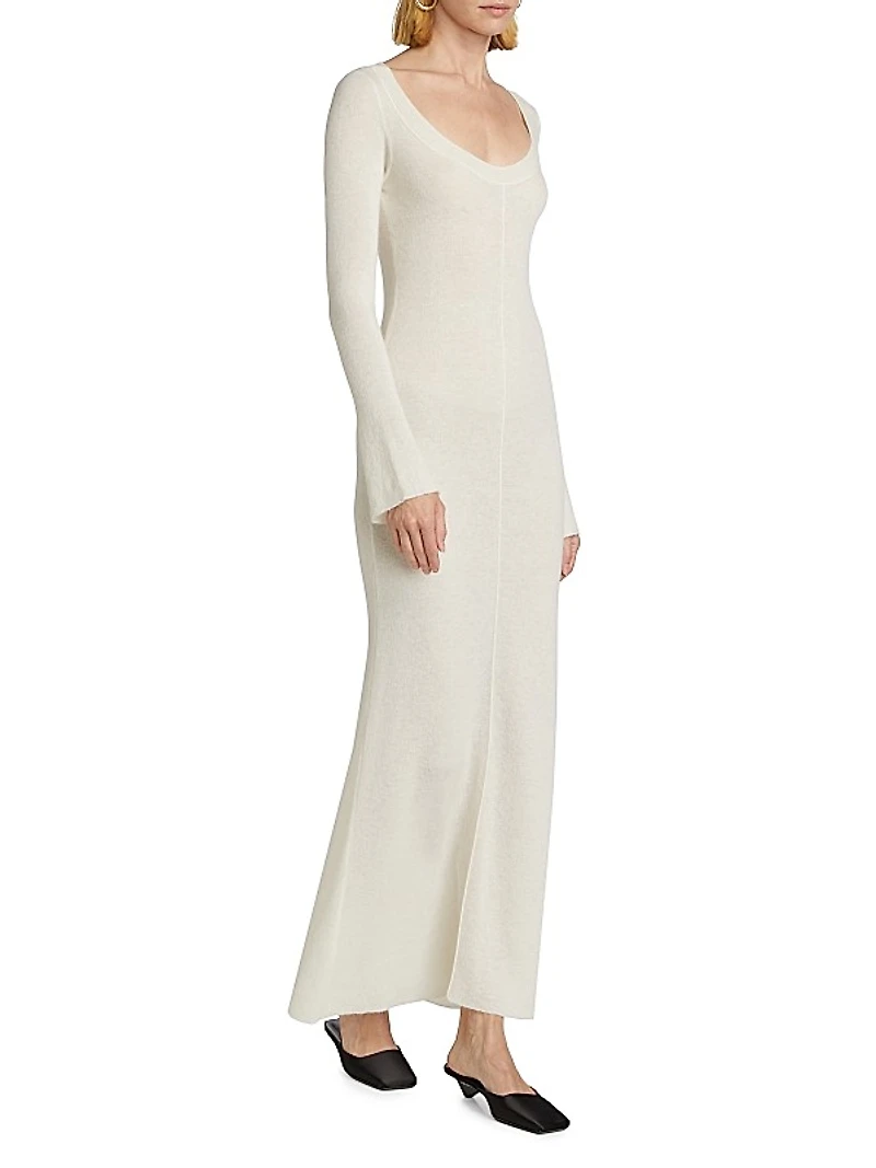 Balerina Mohair-Blend Maxi Dress