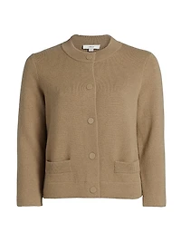 Shrunken Snap Cardigan