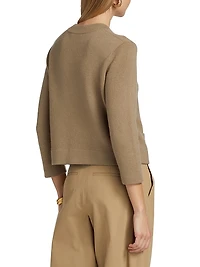 Shrunken Snap Cardigan