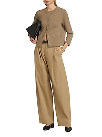 Shrunken Snap Cardigan