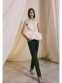 Anouk Vision Carrier Cotton Poplin Peplum Top