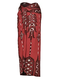 Anouk Avanyu Gathered Jersey Ankle Skirt