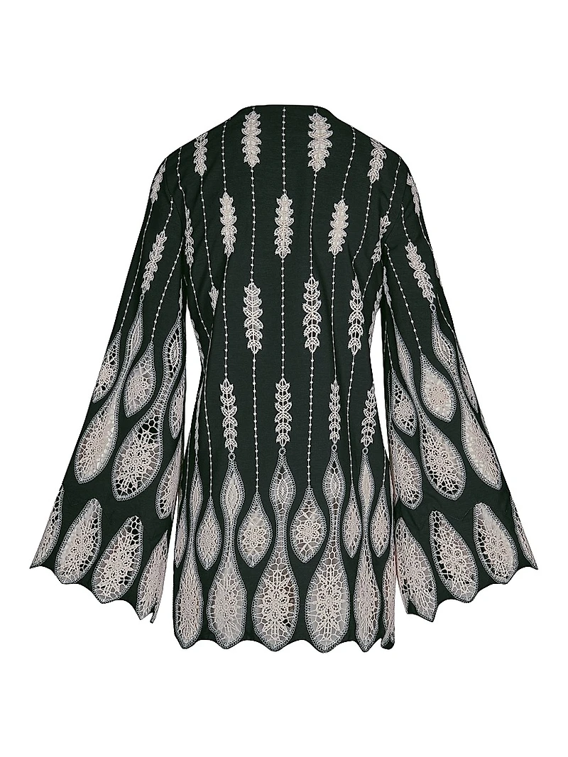 Anouk Vision Seeking Eyelet-Embroidered Minidress